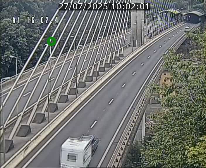 Traffic live webcam Luxembourg Sandweiler - A1 direction Luxembourg-ville - BK 2.4