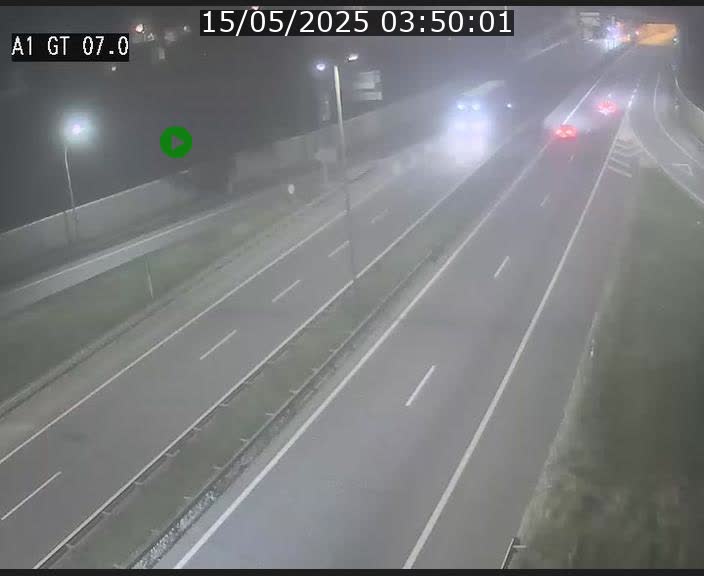 Traffic live webcam Luxembourg Cents - A1 direction Kirchberg - BK 7