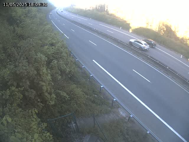 Caméra autoroute France - N52, Crusnes vers Belgique, Luxembourg