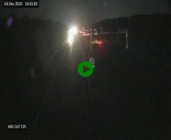 Webcam autoroute A63 en périphérie de Bordeaux au sud-est de la ville, en provenance du bassin d'Arcachon. Vue orientée vers Bordeaux