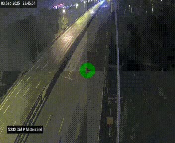 Webcam sur le périphérique de Bordeaux à l'est de la ville. Caméra située sur le Pont Mitterand sur la N230