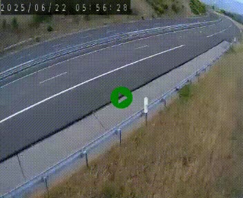 Caméra autoroutière France - A75, Engayresque, entre Millau et Séverac-le-Chateau, en direction de Montpellier