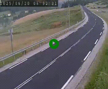 Webcam routière au niveau du col de la Chavade en Ardèche, sur la N102 à 1266 mètres d'altitude