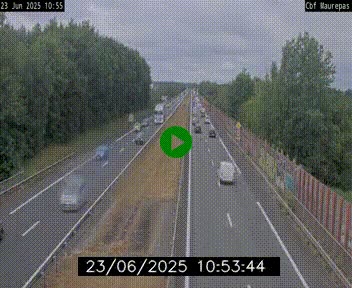 Webcam sur le périphérique de Rennes (N136) à hauteur de Maurepas, au nord de la ville