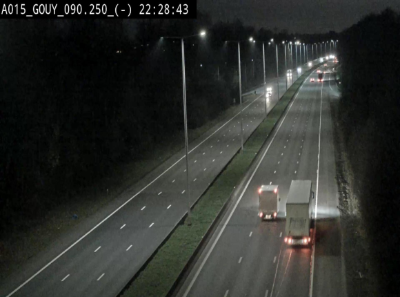 Webcam autoroute Belgique - Gouy-lez-piéton - E42 - BK 90.3