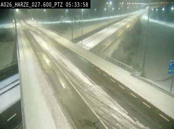 Caméra autoroute Belgique - Sougné-Remouchamps,E25 direction Luxembourg