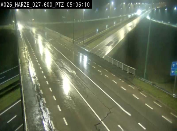 Caméra autoroute Belgique - Sougné-Remouchamps,E25 direction Luxembourg