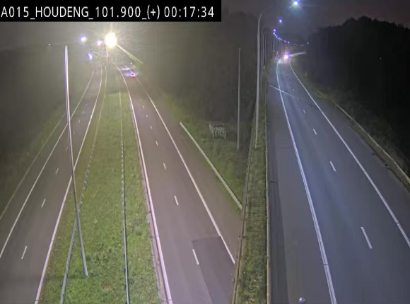 Webcam autoroute Belgique - Houdeng-Goegnies - Jonction E19/E42 direction Tournai/Mons - BK 101.85