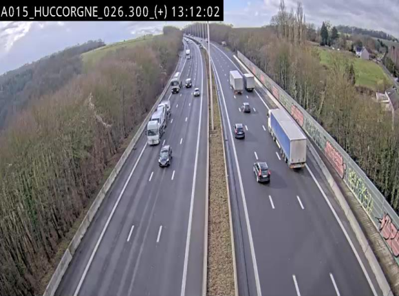 Webcam autoroute Belgique - Viaduc de Huccorgne - E42 