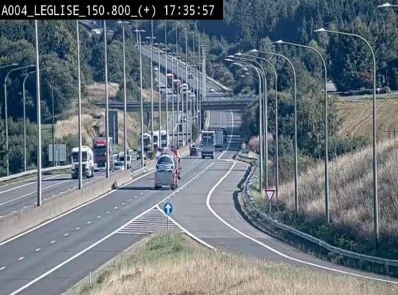 Caméra autoroute Belgique - Côte de Léglise, E411(A4) direction Luxembourg