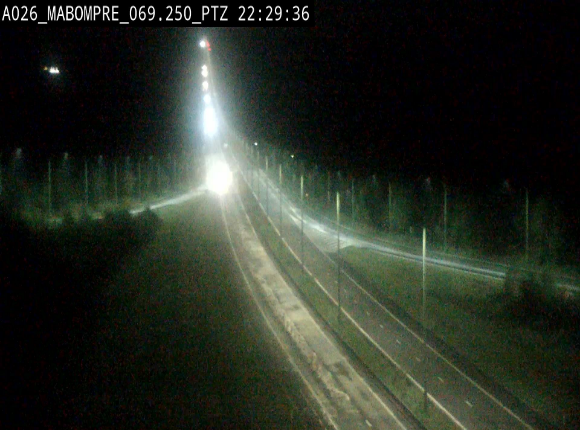 Webcam E25 (A26) à Mabompré. Vue orientée vers Liège