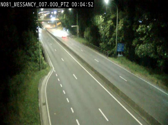 Webcam sur la N81 (E411) à hauteur du Cora Messancy. Vue orientée vers Arlon