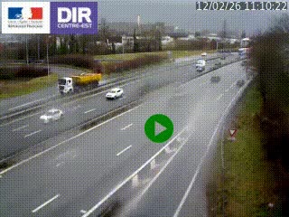 Webcam sur la Nationale 201 à hauteur de la sortie Chambéry-Nord, avant à la jonction entre l'A41 et l'A43, en direction de Lyon