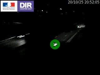 Webcam sur la Nationale 201 à hauteur de la sortie Chambéry-Nord, avant à la jonction entre l'A41 et l'A43, en direction de Lyon