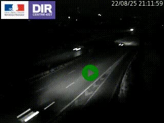 Webcam sur la Nationale 201 à hauteur de la sortie Chambéry-Nord, avant à la jonction entre l'A41 et l'A43, en direction de Lyon
