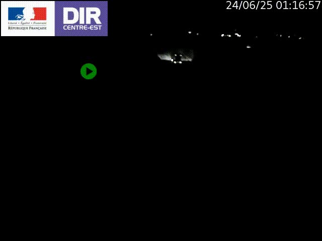 Webcam sur le contournement de Valence, sur la Nationale 7, caméra orientée vers Lyon