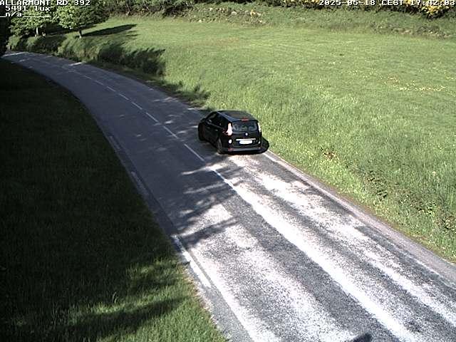 Webcam à Allarmont dans les Vosges, sur la RD392