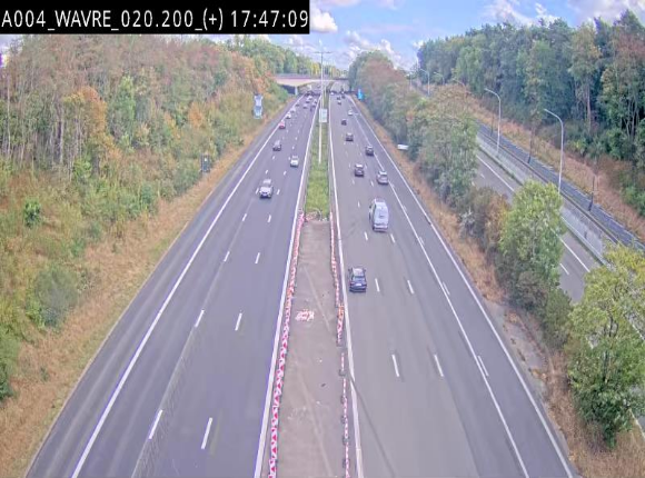 Webcam @ Wavre-sud KP 19.6, A4/E411