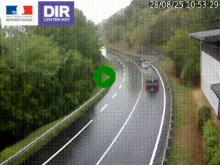 Caméra trafic sur la N90 à Bourg-Saint-Maurice, en provenance d'Aoste et en direction d'Albertville