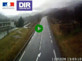 Web cam sur la N90 à Aime, en provenance de Bourg-Saint-Maurice et en direction d'Albertville
