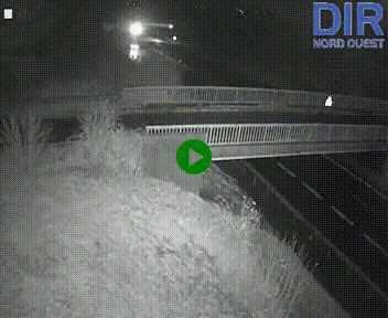 Webcam sur A84 à hauteur de Pont-Farcy, au niveau du pont autoroutier sur la Vire, au sud de Saint-Lô