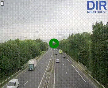 Webcam sur le périphérique de Caen (N814) à l'est de la ville, à Mondeville hauteur de la sortie 2, Presqu'île-Rives de l'Orne, au bout de l'autoroute A13