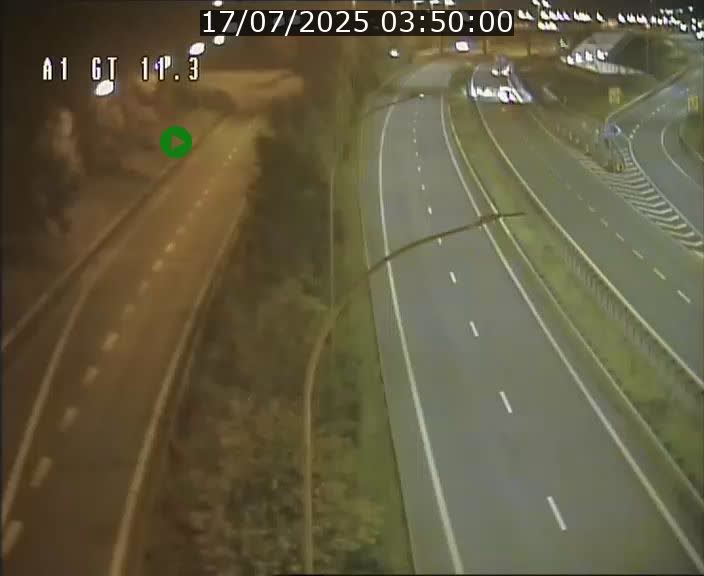 Traffic live webcam Luxembourg Senningerberg - A1 direction Allemagne - BK 11.3