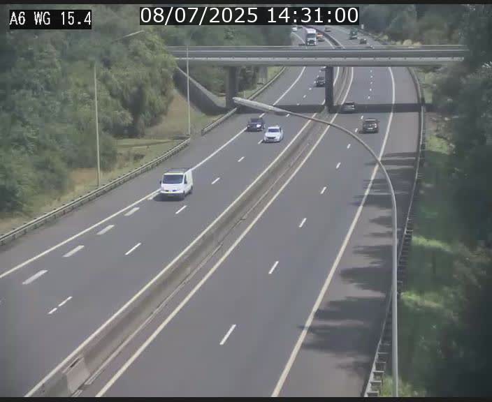 Traffic live webcam Luxembourg Capellen - A6 - BK 15.4 - direction Luxembourg/France/Allemagne