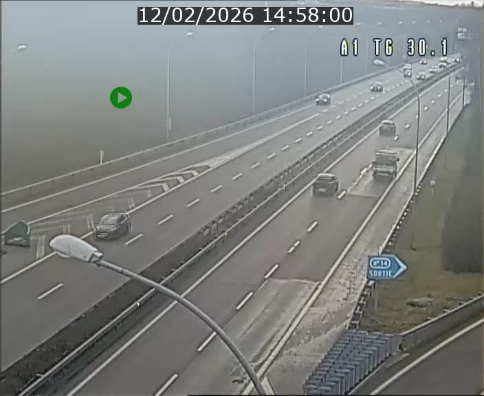 Traffic live webcam Luxembourg Grevenmacher - A1 direction Luxembourg - BK 30.1