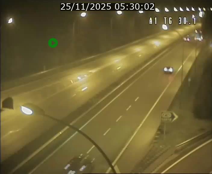 Traffic live webcam Luxembourg Grevenmacher - A1 direction Luxembourg - BK 30.1
