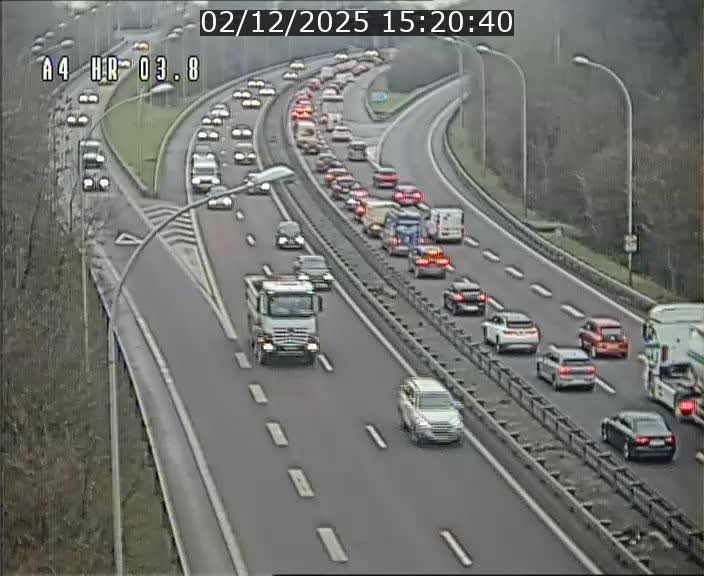 Webcam traffic A4 Luxembourg - BK 3.8 - Leudelange (direction Esch sur Alzette)