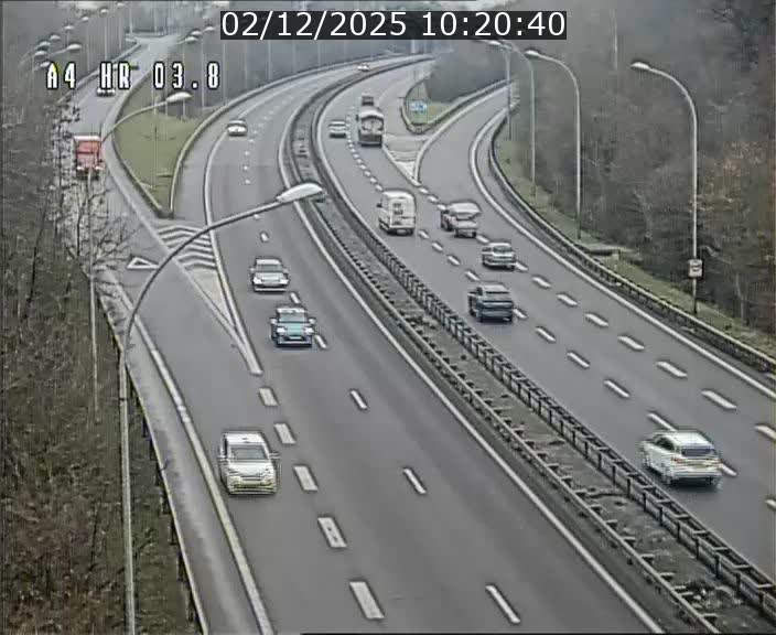 Webcam traffic A4 Luxembourg - BK 3.8 - Leudelange (direction Esch sur Alzette)