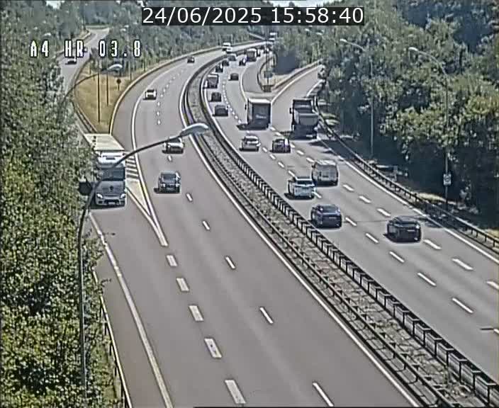 Webcam traffic A4 Luxembourg - BK 3.8 - Leudelange (direction Esch sur Alzette)