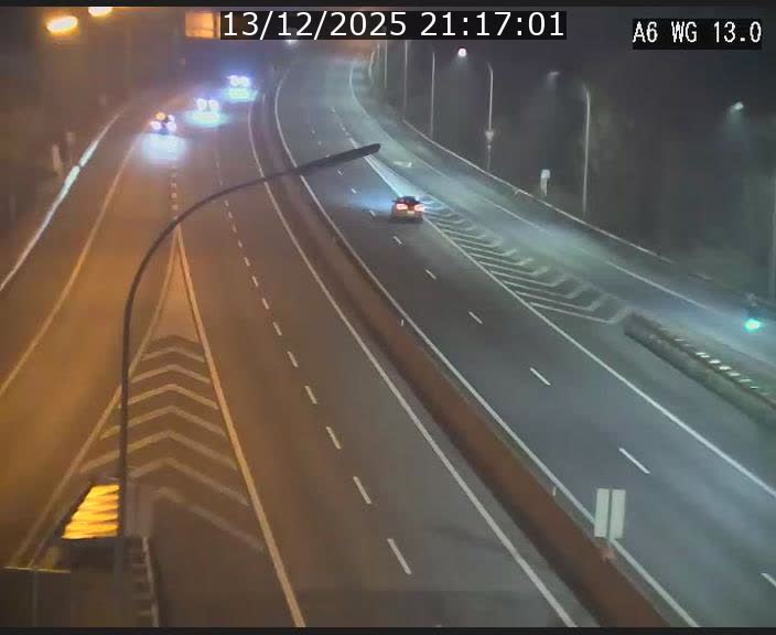 Traffic live webcam Luxembourg Mamer - A6 - BK 13 - direction Luxembourg/France/Allemagne