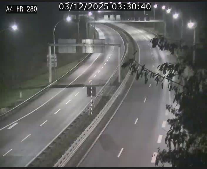 Webcam traffic A4 Luxembourg - BK 0.2 - P+R Bouillon (direction Luxembourg)