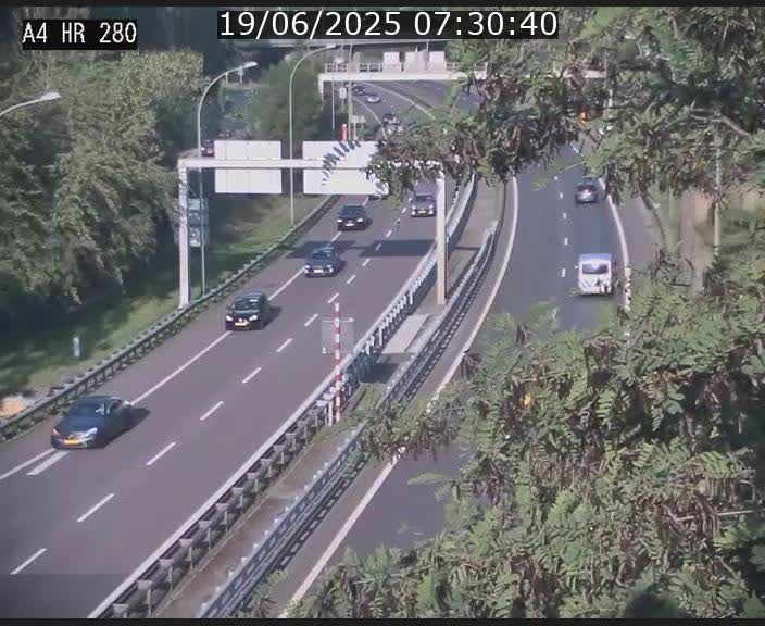 Webcam traffic A4 Luxembourg - BK 0.2 - P+R Bouillon (direction Luxembourg)