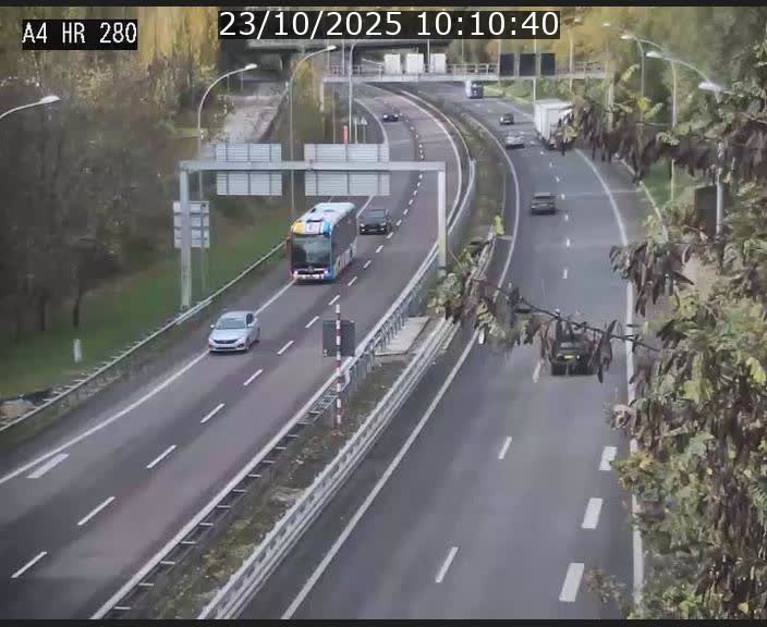 Webcam traffic A4 Luxembourg - BK 0.2 - P+R Bouillon (direction Luxembourg)