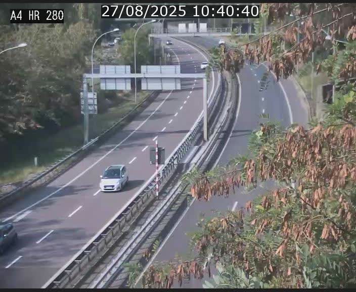 Webcam traffic A4 Luxembourg - BK 0.2 - P+R Bouillon (direction Luxembourg)