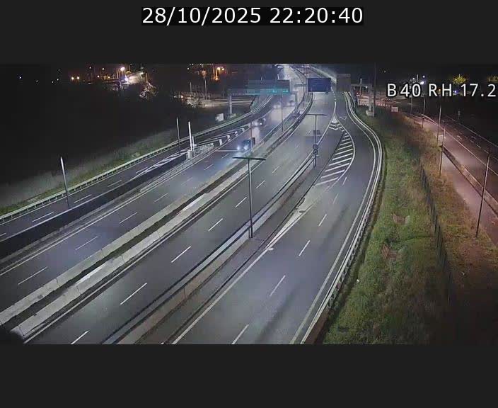 Webcam sur le contournement d'Esch Belval à hauteur de la sortie Université de Luxembourg. Vue orientée vers Luxembourg