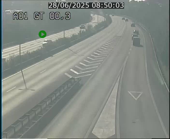 Traffic live webcam Luxembourg Croix de Gasperich - A1 direction Kirchberg - BK 0.3