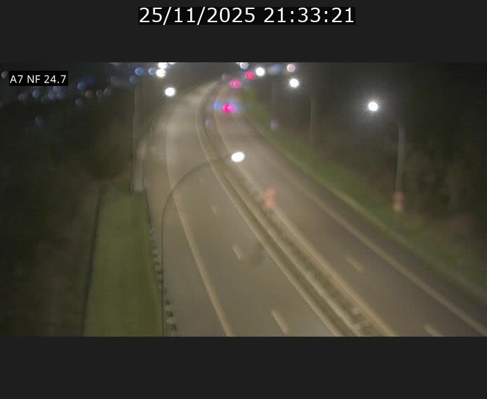 Caméra trafic Luxembourg - A7, Schieren direction Mersch
