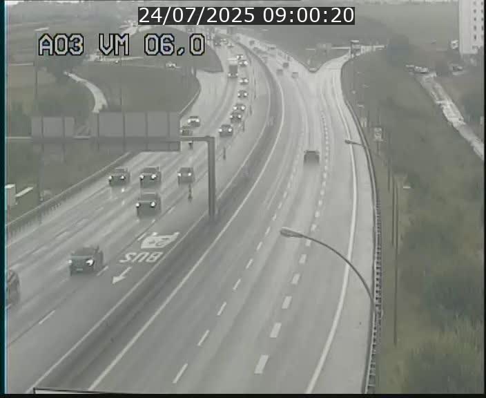 Traffic live webcam Luxembourg Aire de Berchem - A3 - BK 6 - direction France