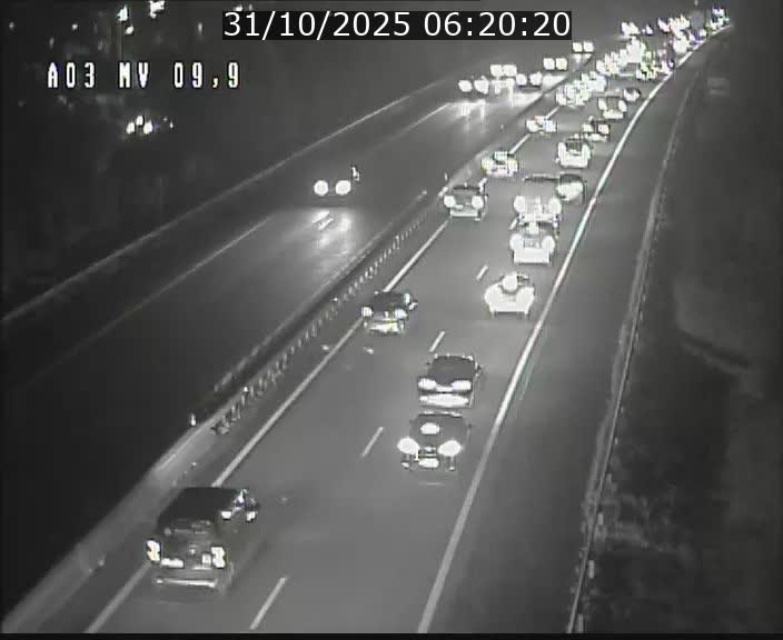 Webcam Autoroute à la Croix de Bettembourg - A3 - BK 9.9 - direction Luxembourg-Ville