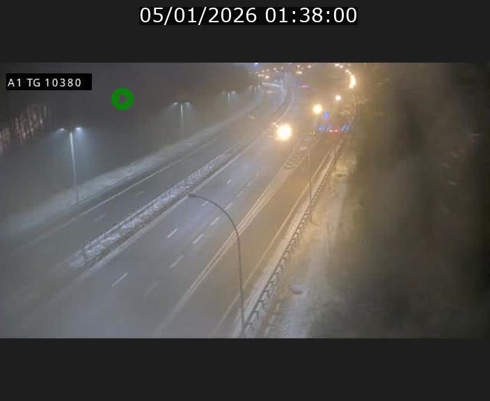 Traffic live webcam Luxembourg Senningerberg - A1 direction Luxembourg Kirchberg - BK 10.3