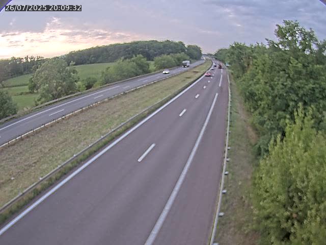 Caméra autoroute France - A31, Fey direction Metz