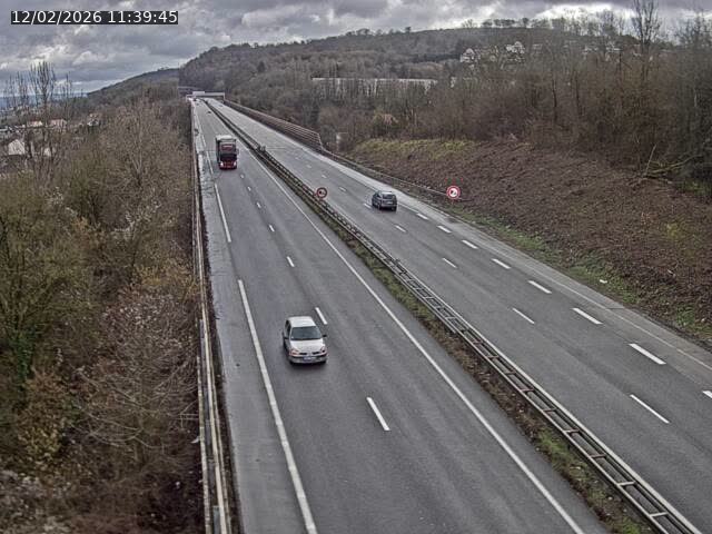 Caméra autoroute France - A30, Hayange direction Metz