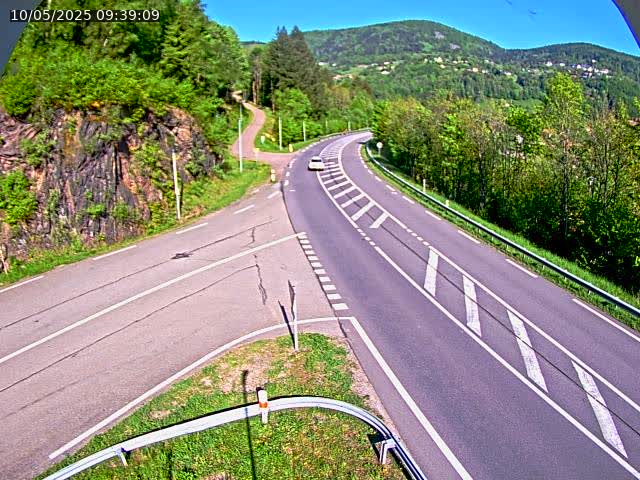 Caméra autoroute France - N66, col du Bussang direction Remiremont