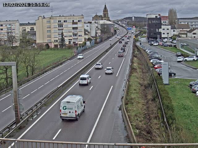 Caméra autoroute France - A31, Thionville direction Metz