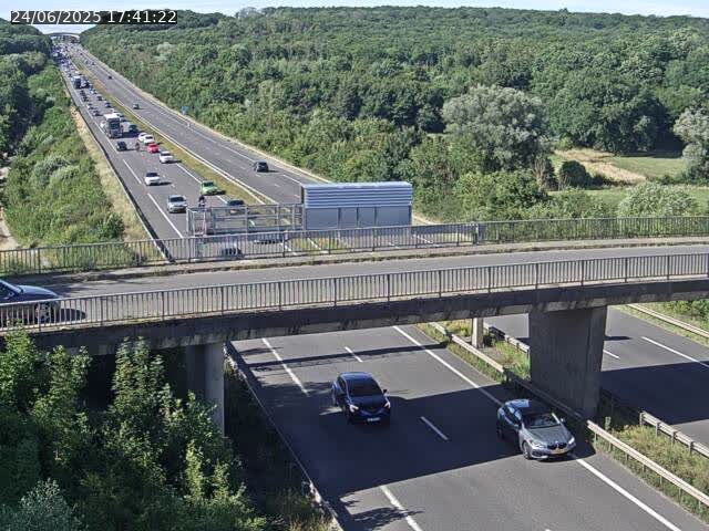 Caméra autoroute France - A31, Zoufftgen direction Luxembourg-ville, à la frontière entre la France et le Luxembourg