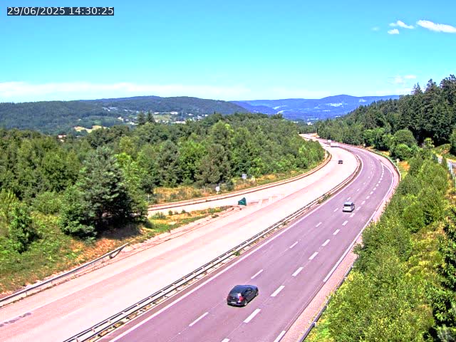 Caméra autoroute France - N57, Côte de la demoiselle direction Remiremont
